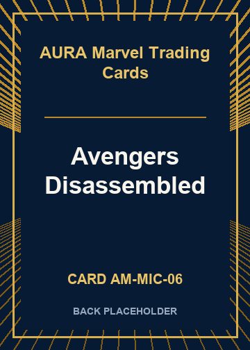 Avengers Disassembled back card image