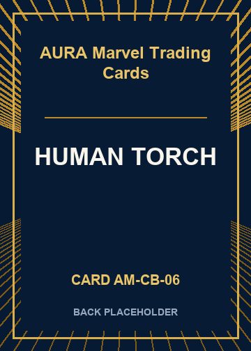 HUMAN TORCH back card image