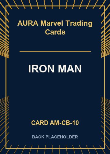 IRON MAN back card image