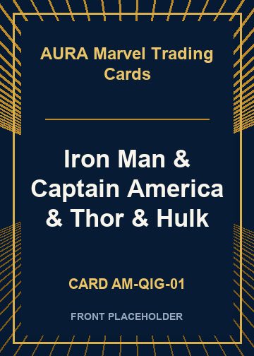 Iron Man & Captain America & Thor & Hulk card thumbnail