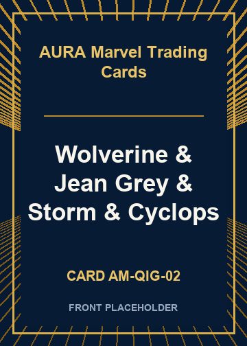 Wolverine & Jean Grey & Storm & Cyclops front card image