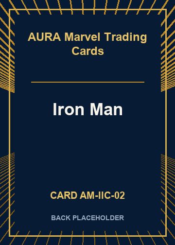 Iron Man back card image
