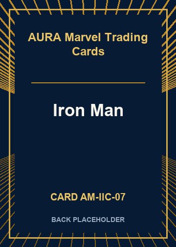 Iron Man back card image