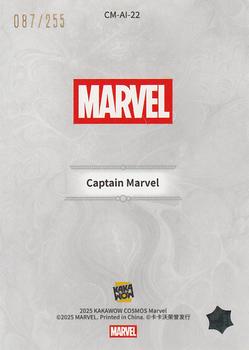 Captain Marvel back card image