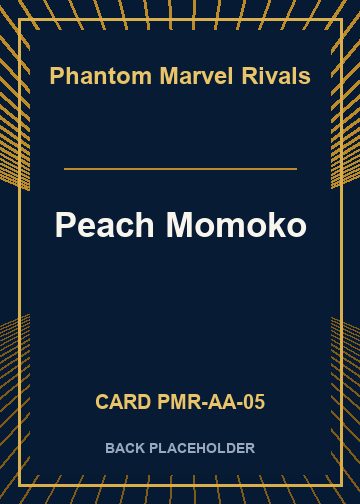 Peach Momoko back card image