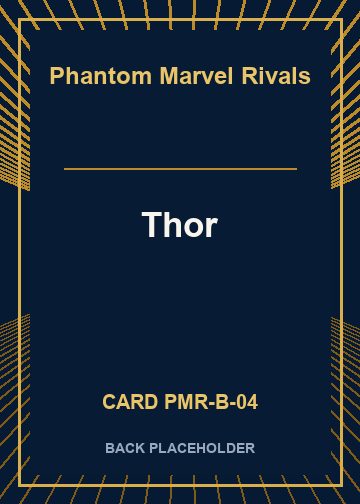 Thor back artwork