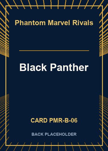 Black Panther back artwork