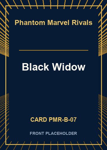 Black Widow front artwork