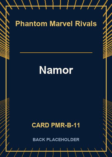 Namor back artwork