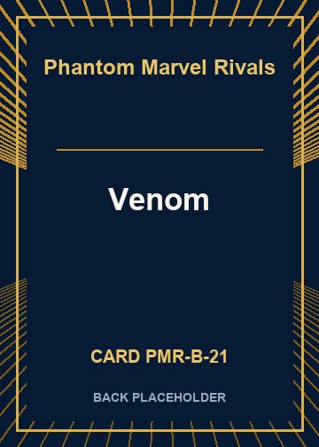 Venom back artwork