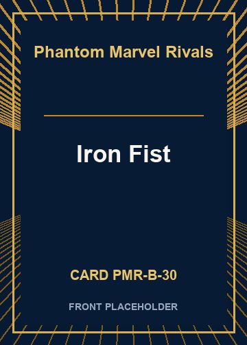 Iron Fist front artwork