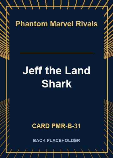 Jeff the Land Shark back artwork