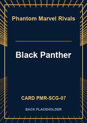Black Panther back card image