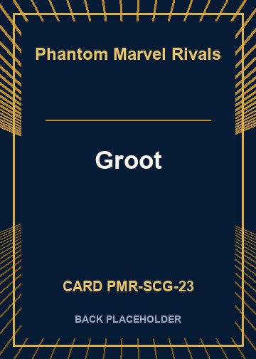 Groot back card image