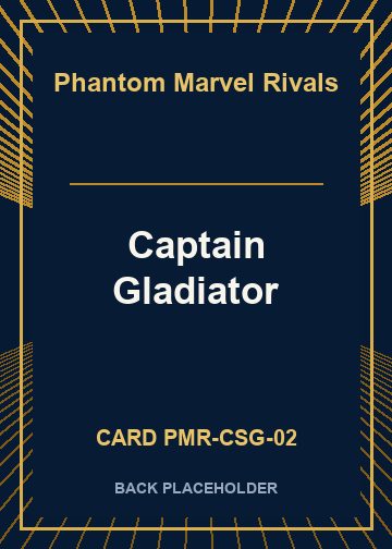 Captain Gladiator back card image