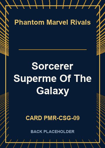 Sorcerer Superme Of The Galaxy back card image
