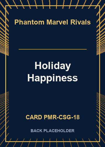 Holiday Happiness back card image