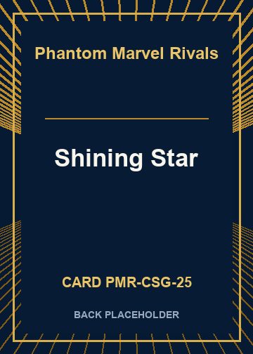 Shining Star back card image