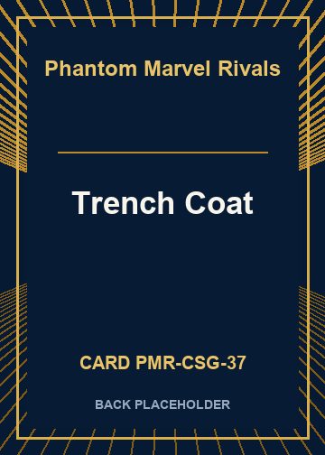 Trench Coat back card image