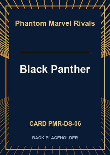 Black Panther back card image