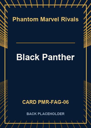 Black Panther back card image
