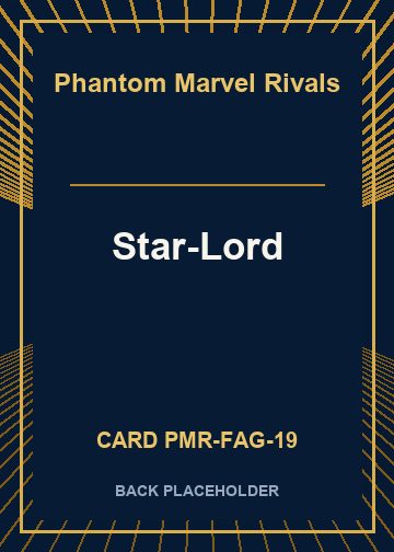 Star-Lord back card image
