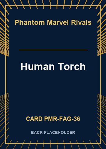Human Torch back card image