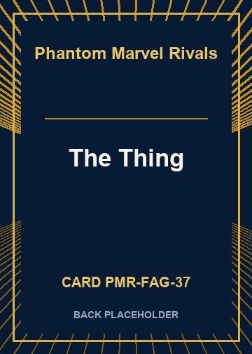 The Thing back card image