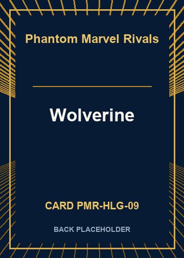 Wolverine back card image