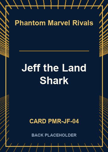 Jeff the Land Shark back card image