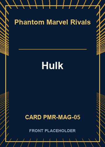 Hulk front card image