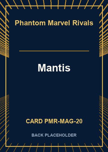 Mantis back card image