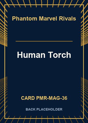 Human Torch back card image
