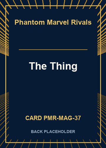 The Thing back card image
