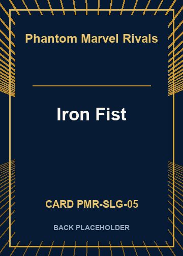 Iron Fist back card image