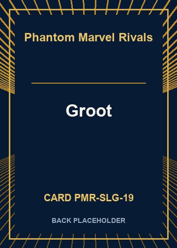 Groot back card image