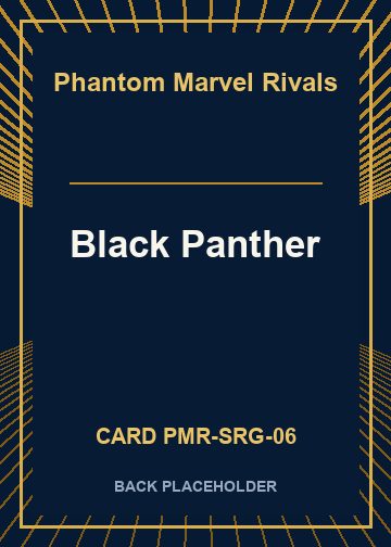 Black Panther back card image