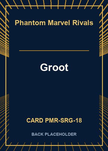 Groot back card image