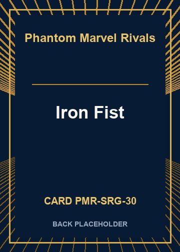 Iron Fist back card image