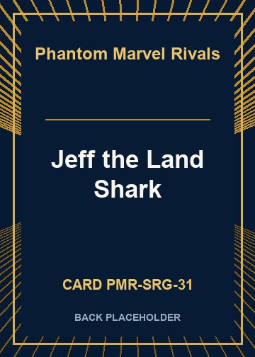 Jeff the Land Shark back card image
