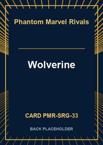 Wolverine back card image