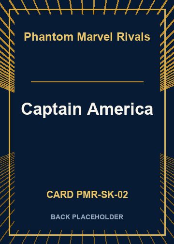 Captain America back card image