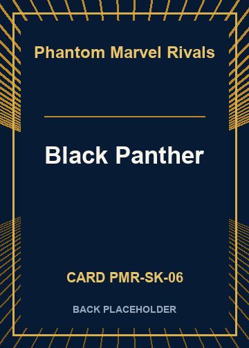 Black Panther back card image