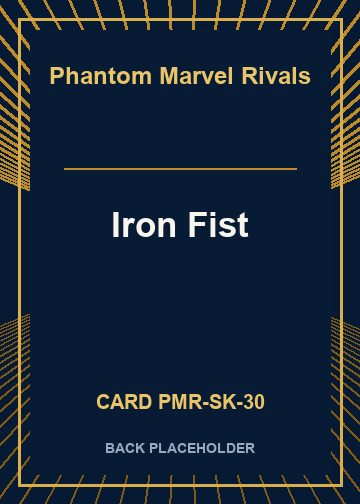Iron Fist back card image