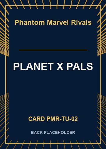PLANET X PALS back card image