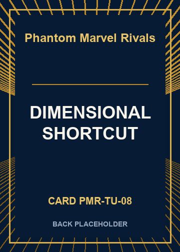 DIMENSIONAL SHORTCUT back card image