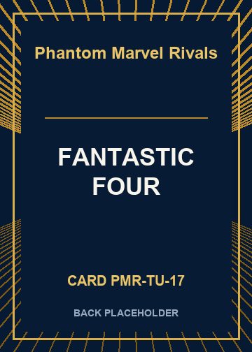 FANTASTIC FOUR back card image