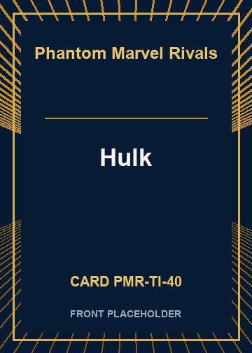 Hulk front card image