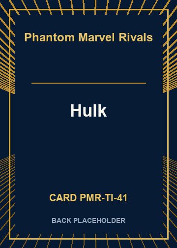 Hulk back card image