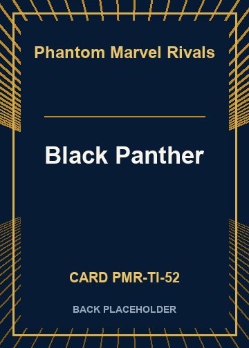 Black Panther back card image